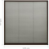 Zaslon protiv insekata za prozore aluminijski smeđi 120x120 cm | shoptok.hr