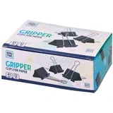 Gripper, kancelarijska štipaljka, crna, 12K - odaberite veličinu