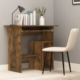 vidaXL Pisalna miza dimljeni hrast 80x45x74 cm konstruiran les Cene