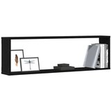  Zidne kockaste police 2 kom crni hrast 100x15x30 cm | Eponuda.com
