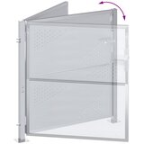  Vrtna vrata Srebrno 85 x 97 cm Nehrđajući čelik | shoptok.hr