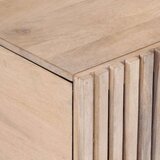 vidaXL Klubska mizica bela 80x51x40 cm trden mangov les | Shoptok.si