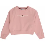 Tommy Hilfiger Sweater majica 'ESSENTIAL' mornarsko plava / roza / krvavo crvena / bijela