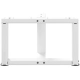  Noge za klubsko mizico v obliki črke T, 2 kosa, bele barve, 40x25x(30-31) cm, jeklo, (22123938) | Shoptok.si