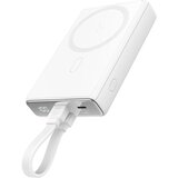 Joyroom Magnetni powerbank 10000mAh 20W s stojalom + Lightning kabel - USB-C bel, (21533812) | Shoptok.si