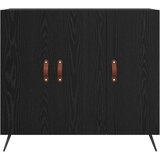  Kreveta Crni hrast 89,5 x 34 x 80 cm Konstruirano drvo | shoptok.hr