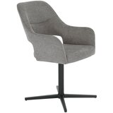 MID.YOU NASLANJAČ, les, kovina, tekstil siva | Shoptok.si