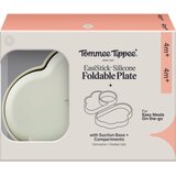 Tommee Tippee EasiStick™ Silicone Foldable Plate škatla za malico 4m+ Green 1 kos u