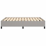  Okvir za krevet bez madraca svjetlosivi 140 x 190 cm od tkanine | Eponuda.ba