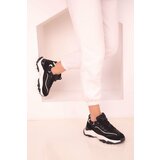 Soho Black and White Women's Sneaker 18110 Cene