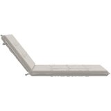  Jastučić za ležaljku GEMERT 100% poliester Bijela - Bijela 190 x 90 x 9 cm Melange | shoptok.hr