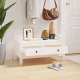  Klop za predsobo bela 80x40x43 cm trdna borovina, (20766916) | Shoptok.si