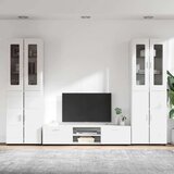  Set TV komoda s ladicama s policom Bijelo Konstruirano drvo | shoptok.hr