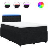 Maison Chic Box spring postelja - Vzmetna postelja z vzmetnico črna 120x200 cm žamet SL10573, (21885746) | Shoptok.si