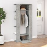  Omarići za hodnik 2 kom siva boja betona od konstruiranog drva | shoptok.hr