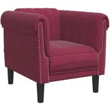 vidaXL Sedežna garnitura 3-delna vinsko rdeč žamet, (21113664) | Shoptok.si