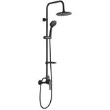 KUCHINOX Set za tuš Enna s miješalicom za tuš kadu, crni | shoptok.hr