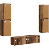  Set TV komoda 6 pcs Staro drvo Konstruirano drvo | Eponuda.ba