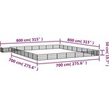  Ograda za pse s 32 panela crna 100 x 50 cm čelik obložen prahom | shoptok.hr