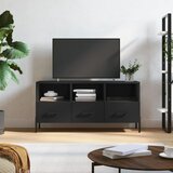 Maison Chic TV omarica - TV enota - Televizijska omarica črna 102x36x50 cm inženirski les, (21700111) | Shoptok.si
