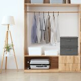 vidaXL Škatla za shranjevanje 2 kosa blago 50x30x25 cm antracitna, (20618704) | Shoptok.si