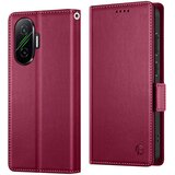 Avizar Zadeva za Poco F7 z magnetom, stojalom in prostorom za kartice, Bordeaux, (5000013730) | Shoptok.si
