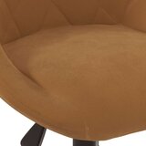  Okretna Radna stolica - Uredska stolica smeđa baršunasta | shoptok.hr