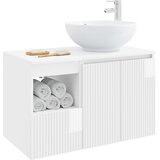  Set namještaja za kupaonicu 2 kom. Bijela visokog sjaja 49,5 x 44,5 x 80 cm | shoptok.hr