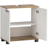 Stylife Omarica Za Pod Umivalnik Jelda, Bela, Barva Hrasta | Shoptok.si