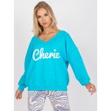 FANCY Sweatshirt-FA-BL-7754.55P-white-blue | Shoptok.si
