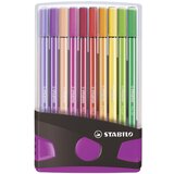 Stabilo fiber pen pen 68, 20 ColorParade, sivo/roza, (21655802) Cene