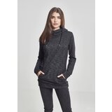 UC Ladies Women's Slub Terry Hoody Blk/WHT Cene