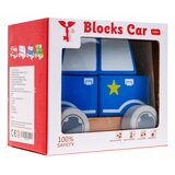  Drveni edukativni policijski auto za sastavljanje - Police | shoptok.hr