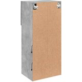 TV ormarić s LED svjetlima siva boja betona 40 5x30x90 cm | shoptok.hr