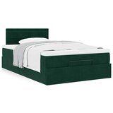  Otomanski krevet s madraca tamnozeleni 120x190 cm baršunasti | Eponuda.com