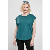 UC Curvy Women's T-shirt Basic Shaped Teal Cene