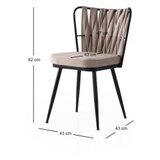 Hanah home set 2 stolice Kusaklı 222 V2
