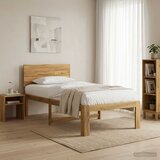  Krevet s uzglavljem ROSTOCK Bijela 100 x 200 cm | shoptok.hr