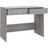 vidaXL Pisalna miza siva sonoma 101x50x76,5 cm iverna pl. | Shoptok.si
