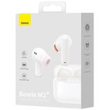 Baseus Slušalke Bowie M2+ TWS, ANC, bele | Shoptok.si