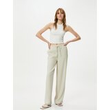 Koton Wide Leg Trousers Elastic High Waist | shoptok.hr