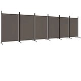 Sobna pregrada s 6 panela antracit 520x180 cm od tkanine | Eponuda.ba