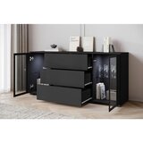 Livetastic Komoda Caro, Črna | Shoptok.si