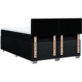  Krevet s oprugama i madracem crni 140 x 190 cm od tkanine | shoptok.hr
