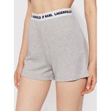 Karl Lagerfeld Kratke hlače pižama Logo 215W2183 Siva | Shoptok.si