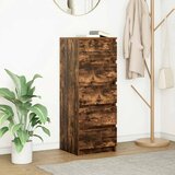 vidaXL Komoda s ladicama dimljeni hrast 37,5x35x99cm konstruirano drvo Cijene
