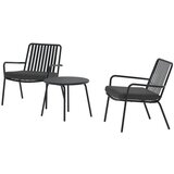 Venture Home Mykonos vrtni lounge set, crni | shoptok.hr