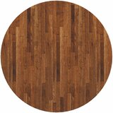  Gornji dio stola Svijetlosmeđa Ø 80 x 4 cm Čvrsto Hrastovo Drvo | shoptok.hr
