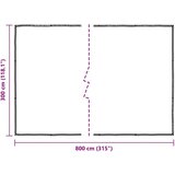 vidaXL Pokrov za rastline z očesci 3x8 m polietilen | Shoptok.si