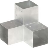 vidaXL Spojnik za steber Y oblike pocinkana kovina 101x101 mm | Shoptok.si